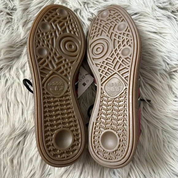 ADIDAS Handball Spezial Shoes Maroon / Core Black / Crystal White Size 9 NWB - Picture 12 of 15